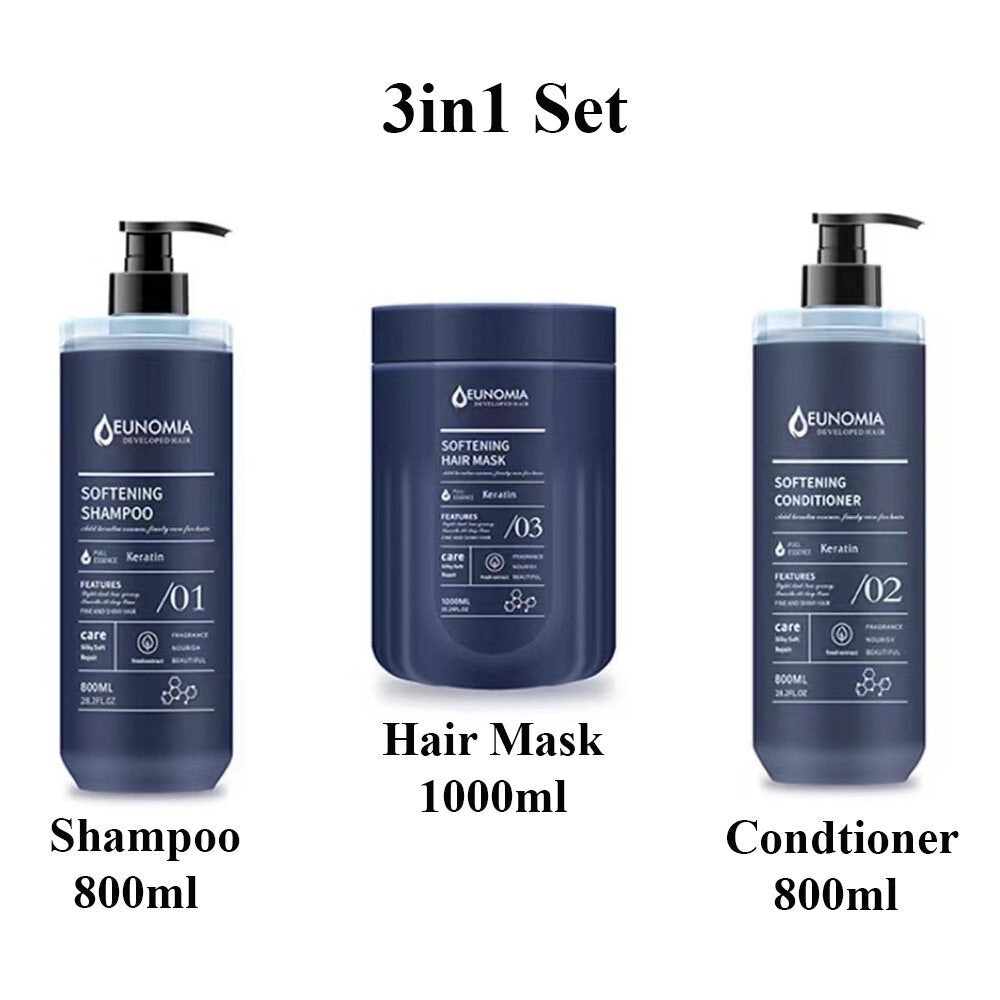 Salon-Quality Eunomia Softening Shampoo & Mask Set